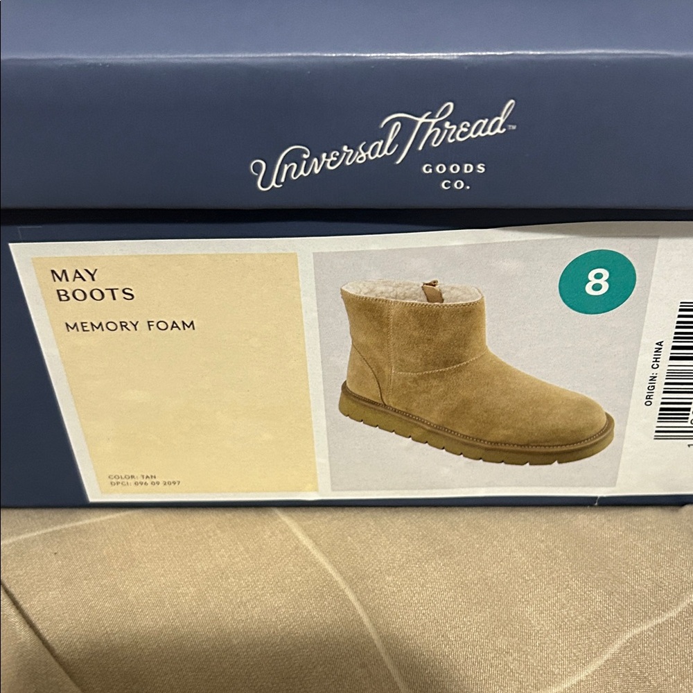 Universal Thread Tan Ankle Boots